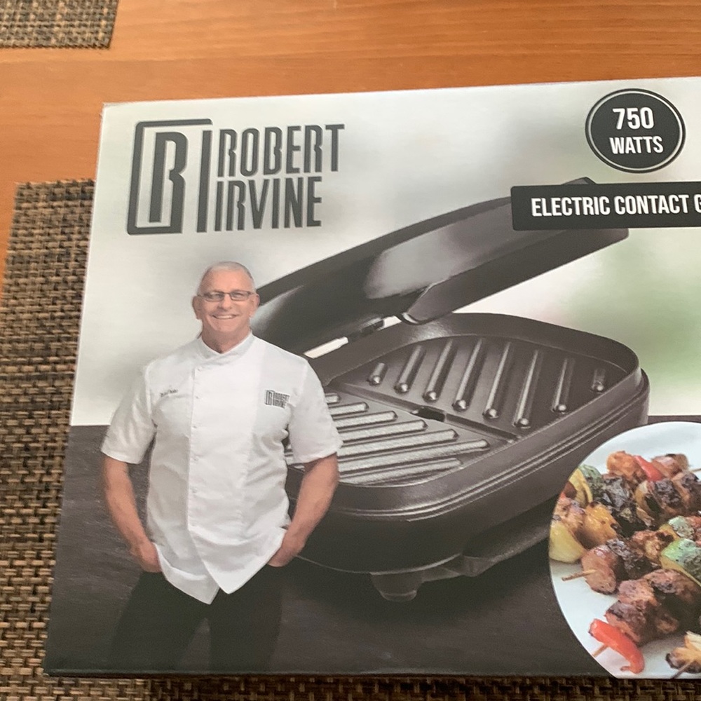 Robert Irvine electric contact grill